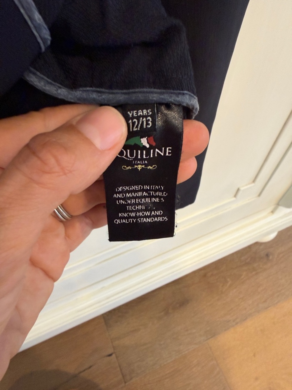 Navy Lightweight Riding Jacket - Picture 3 of 6
